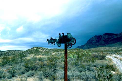 Goodnight-Loving Cattle Drive Trail, Guadalupe Mountains, Texas